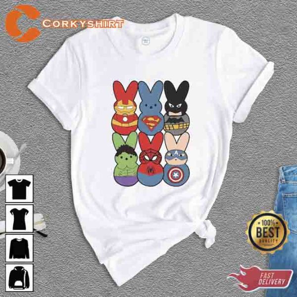 Easter Superhero Group Bunny Shirt