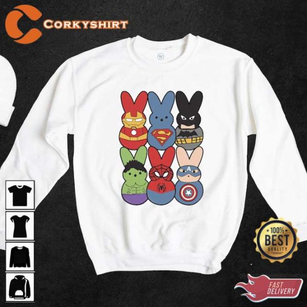 Easter Superhero Group Bunny Shirt