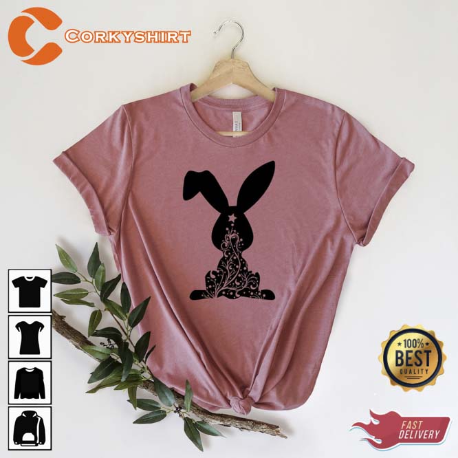 Easter Wildlife Floral Rabbit Shirt