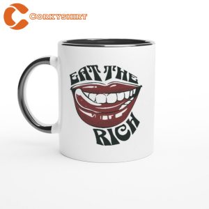 Eat The Rich Grunge Aesthetic Coffee Mug