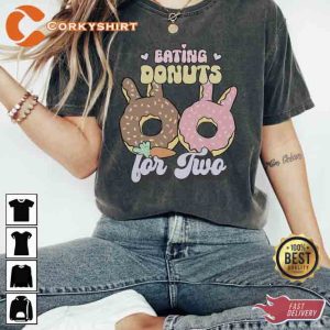 Eating Donuts For Two Easter Pregnancy Shirt