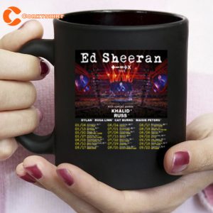 Ed Sheeran Mathematics Tour Australia US 2023 Travel Mug 1