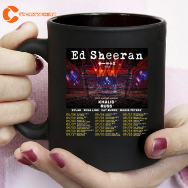 Ed Sheeran Mathematics Tour Australia US 2023 Travel Mug