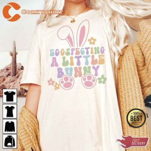 Eggspecting Maternity Easter Bunny Long Sleeve Shirt (2)