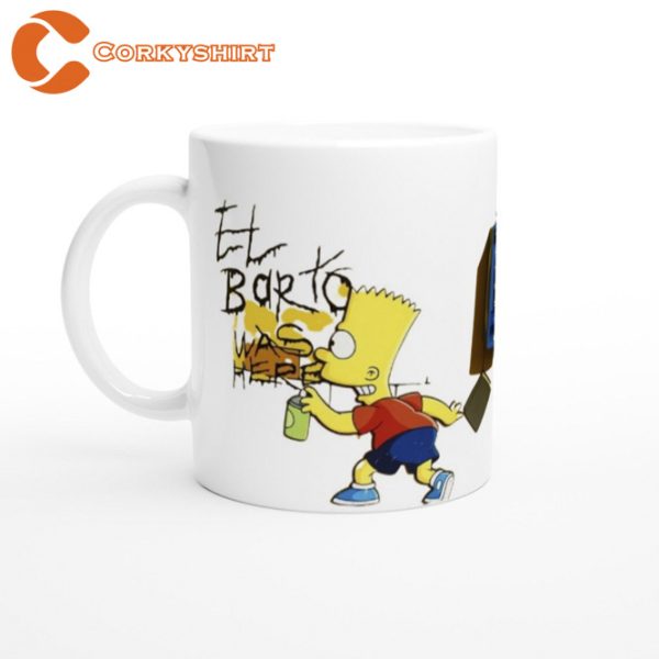 El Barto Was Here Graffitti Birthday Coffee Mug