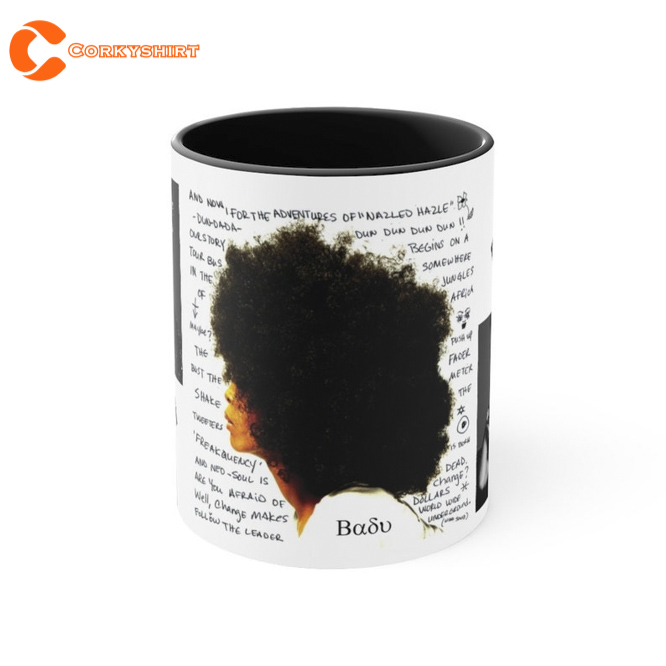 Erykah Badu Accent Coffee Mug Gift for Fan