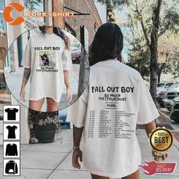 Fall Out Boy Tour 2023 Bring Me The Horizon Setlist T-Shirt