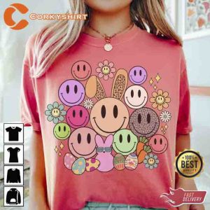 Family Easter Smiley Faces T-Shirt1