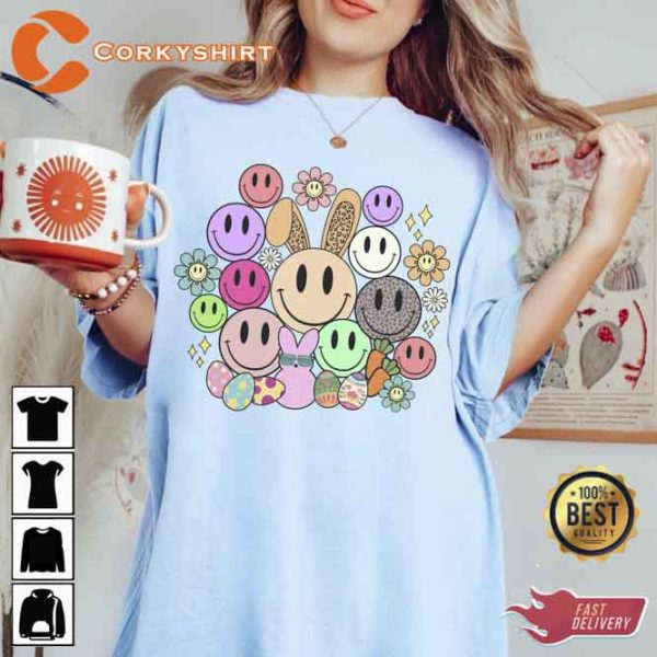 Family Easter Smiley Faces T-Shirt
