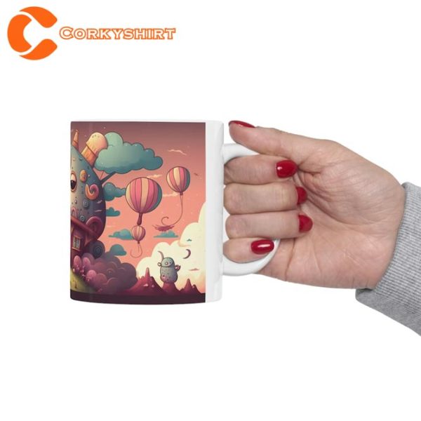 Fantasy Cartoon Art Ceramic Coffee Mug