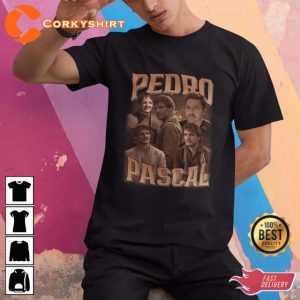 Favourite Actor Pedro Pascal Javier Pena Narco Movie Fans Gift Tribute T-Shirt2