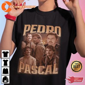 Favourite Actor Pedro Pascal Javier Pena Narco Movie Fans Gift Tribute T-Shirt3