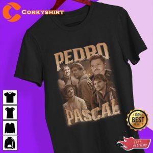 Favourite Actor Pedro Pascal Javier Pena Narco Movie Fans Gift Tribute T-Shirt4