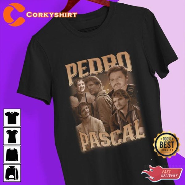 Favourite Actor Pedro Pascal Javier Pena Narco Movie Fans Gift Tribute T-Shirt