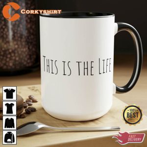 Firefighter This is the Life Two-Tone Coffee Mugs3