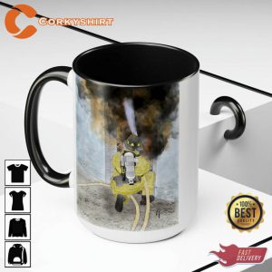 Firefighter This is the Life Two-Tone Coffee Mugs4