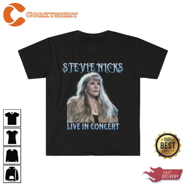 Fleetwood Mac Stevie Nicks Live In Concert Shirt