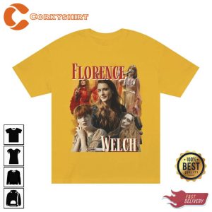 Florence and the Machine Indie Rock Band Tee Shirt