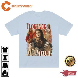 Florence and the Machine Indie Rock Band Tee Shirt(3)