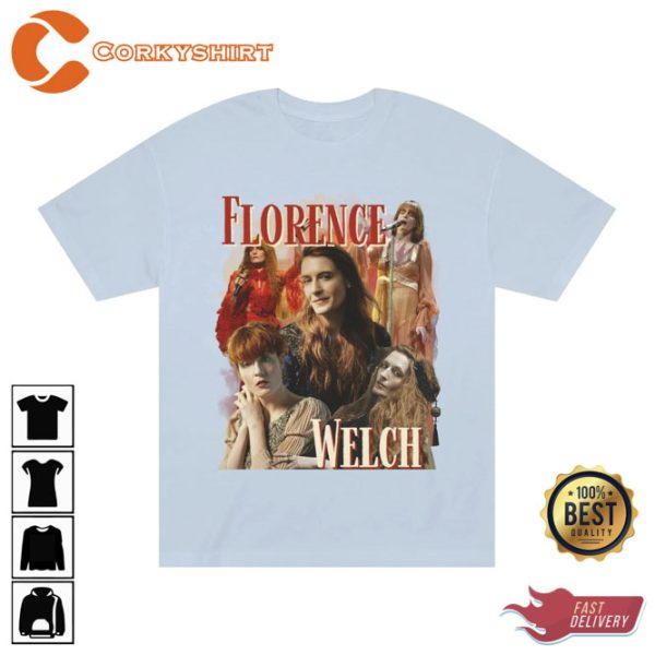 Florence and the Machine Indie Rock Band Tee Shirt
