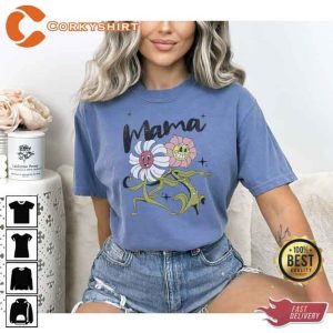 Flower Mama Mothers Day T-shirt3