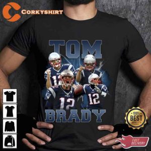 Football Tom Brady 90s Vintage Unisex Shirt (1)