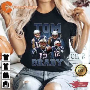 Football Tom Brady 90s Vintage Unisex Shirt (5)