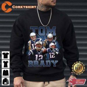 Football Tom Brady 90s Vintage Unisex Shirt (6)