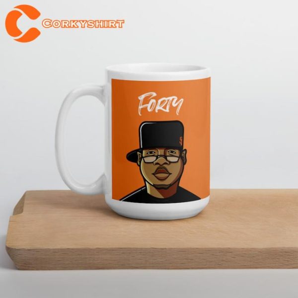 Forty E-40 Gift for Hip Hop Rap Lover Ceramic Coffee Mug