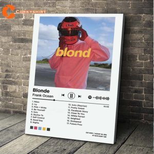 Frank Ocean Blonde Album Tracklist Poster Wall Art