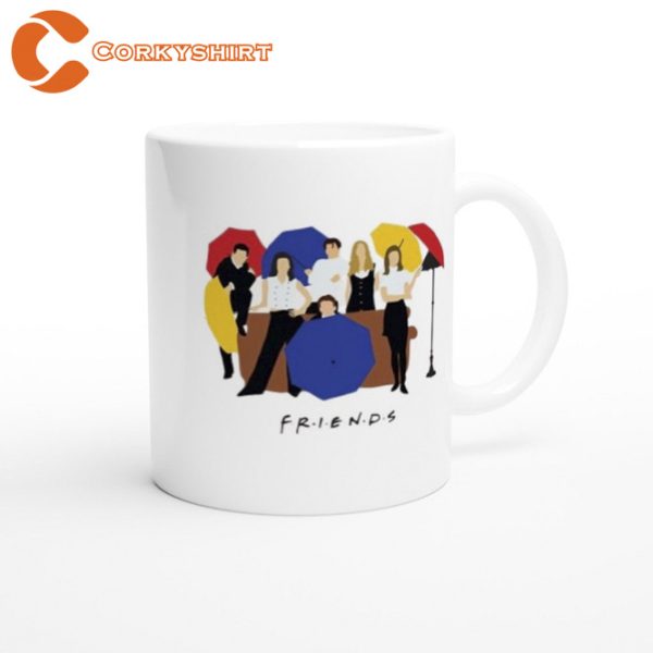 Friends Ross Rachel Joey Phoebe Monica Chandler Faceless Art Mug