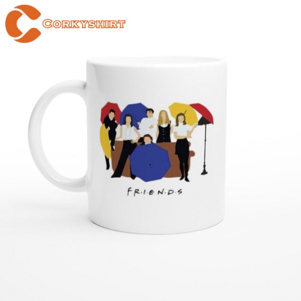 Friends Ross Rachel Joey Phoebe Monica Chandler Faceless Art Mug