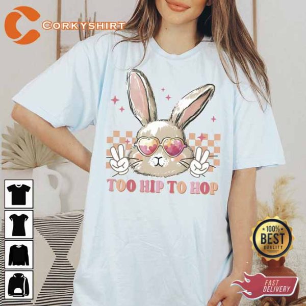 Funny Bunny Peeps Hip Hop Easter Shirt