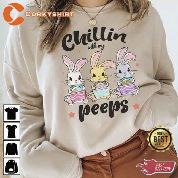 Funny Chilling With My Peeps Sweatshirt