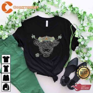 Funny Cow St. Patrick's Day Unisex T-shirt