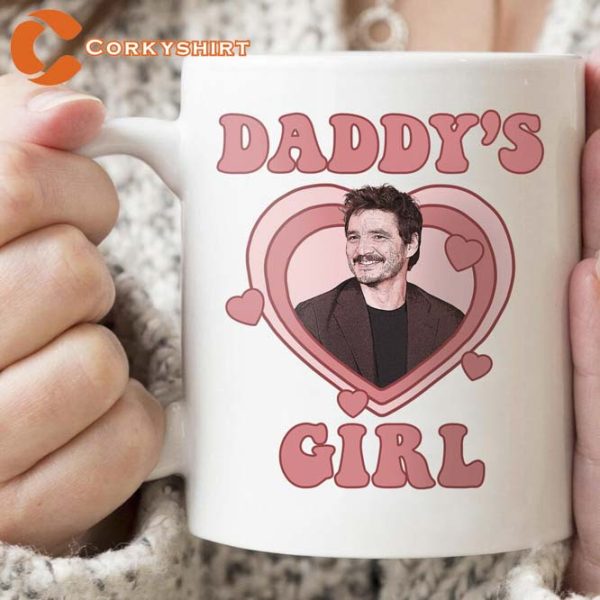 Funny Daddy’s Girl Pedro Heart Y2K VSCO Style Ceramic Mug