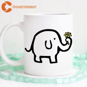 Funny Elephant Coffee Ceramic Mug