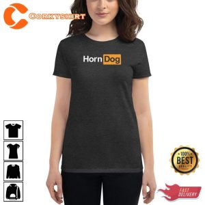 Funny Horn Dog PrnHub Style Unisex T-Shirt3