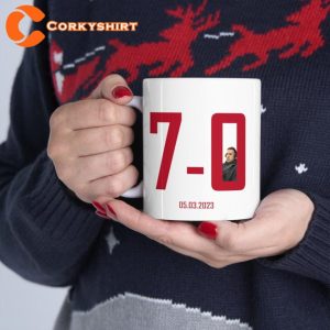 Funny Liverpool 7-0 Score Ceramic Coffee Mug3