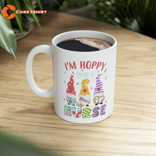 Funny Nurse Gnomes Easter Day Coffee Mug