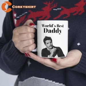Funny Pedro Pascal World’s Best Daddy Coffee Mug