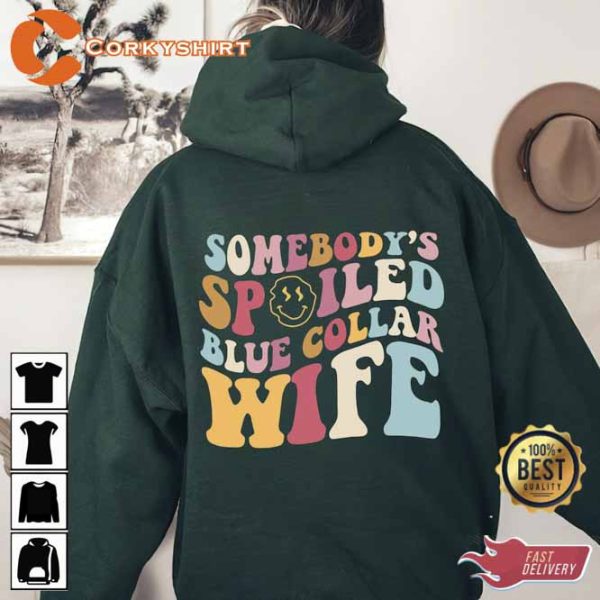 Funny Smiley Face Wifey Somebody’s Wife T-shirt