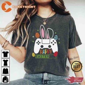 Game Bunny Happy Easter Day Shirt