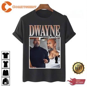 Gentleman Dwayne The Rock Johnson Collage Unisex T-Shirt Design