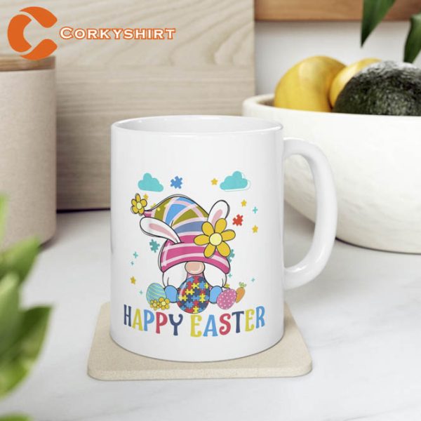 Gnome Autism Awareness Easter Day Coffee Mug