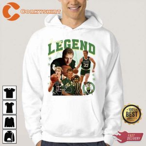 Green Design Larry Bird Larry Legend Basketball Signature Unisex Hoodie