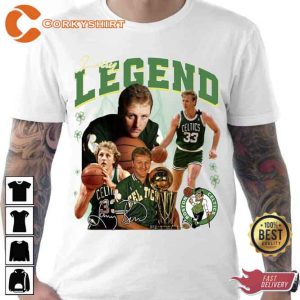 Green Design Larry Bird Larry Legend Basketball Signature Unisex Hoodie