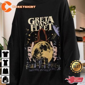 Greta Van Fleet Moon Rock Band Crewneck Unisex Shirt