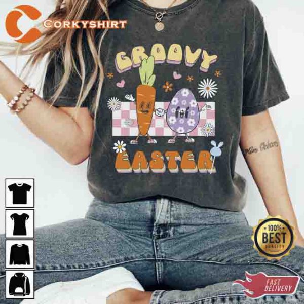 Groovy Easter Day Carrot Shirt