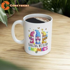 Hanging With My Gnomies Happy Bunny Gnome Easter Day 2023 Mug